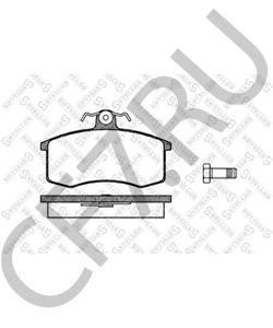 2108350108005 Тиир Колодка тормозная передняя (кт.4шт.) ВАЗ-2108-15,1118,2170,2192 (295) ТИИР в городе Королёв
